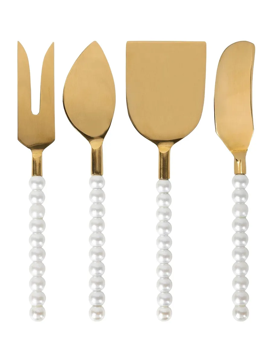Lepel Club Set Of 4 Cheese Knife