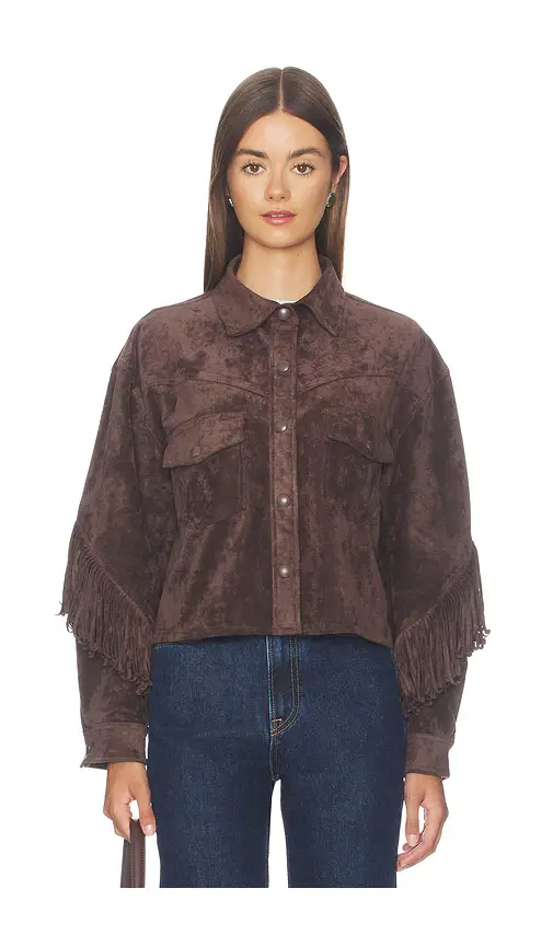 BLANKNYC Cropped Fringe Jacket | Thumbnail 2 BLANKNYC Cropped Fringe Jacket | Thumbnail 2