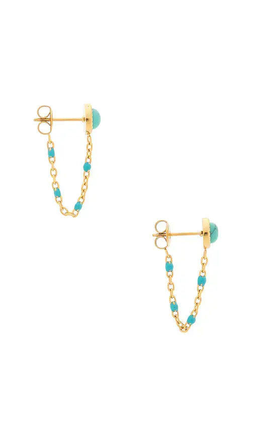 petit moments Turquoise Drop Earring | Thumbnail 2