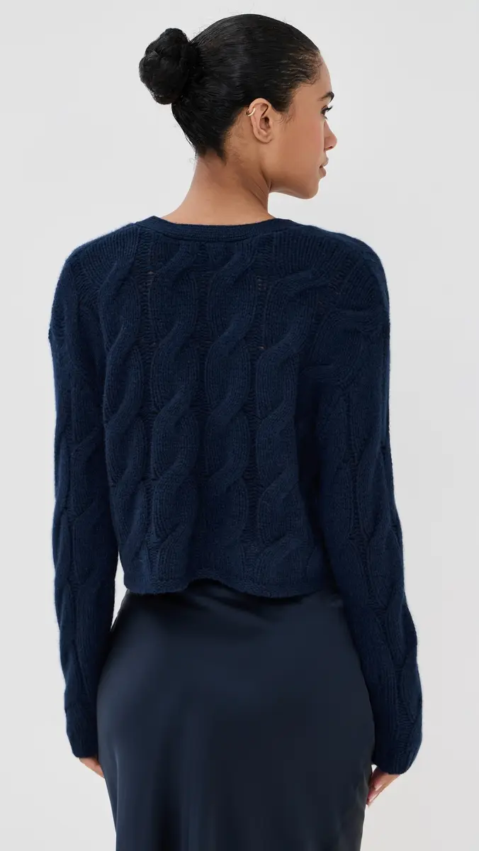 Sablyn Jolie Cashmere Cropped Cardigan | Thumbnail 3 Sablyn Jolie Cashmere Cropped Cardigan | Thumbnail 3