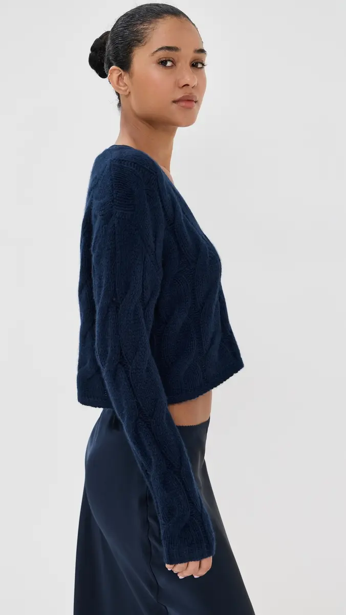 Sablyn Jolie Cashmere Cropped Cardigan | Thumbnail 4 Sablyn Jolie Cashmere Cropped Cardigan | Thumbnail 4