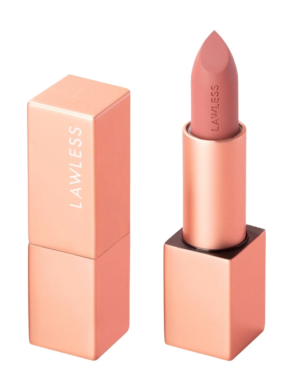 LAWLESS Forget the Filler Lip-Plumping Line-Smoothing Satin Cream Lipstick