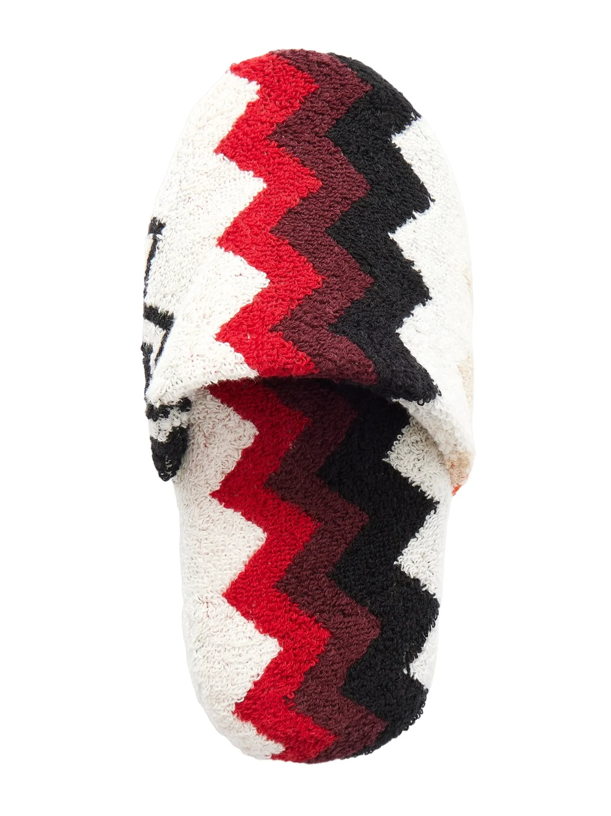 Striped Cotton-terry Slippers Striped Cotton-terry Slippers