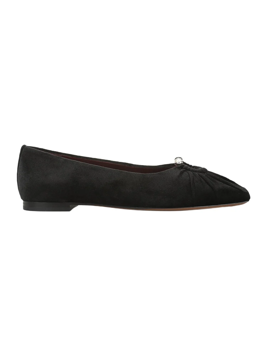 Women's Dany Faux Pearl-Embellished Velvet Ballerina Flats Women's Dany Faux Pearl-Embellished Velvet Ballerina Flats