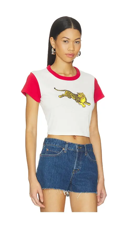 KENZO Jumping Tiger Cropped T-shirt | Thumbnail 2 KENZO Jumping Tiger Cropped T-shirt | Thumbnail 2