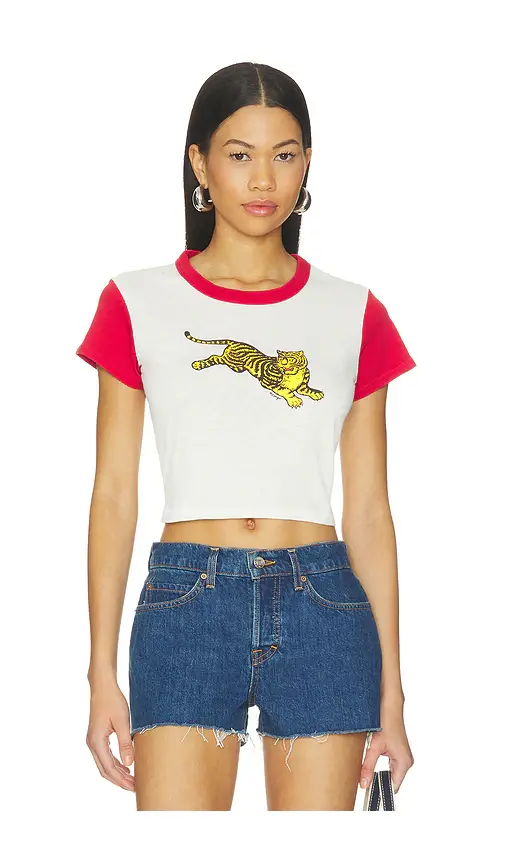 Jumping Tiger Cropped T-shirt Jumping Tiger Cropped T-shirt
