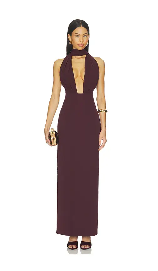MISHA The Capezza Silk Dress | Image 1 MISHA The Capezza Silk Dress | Image 1