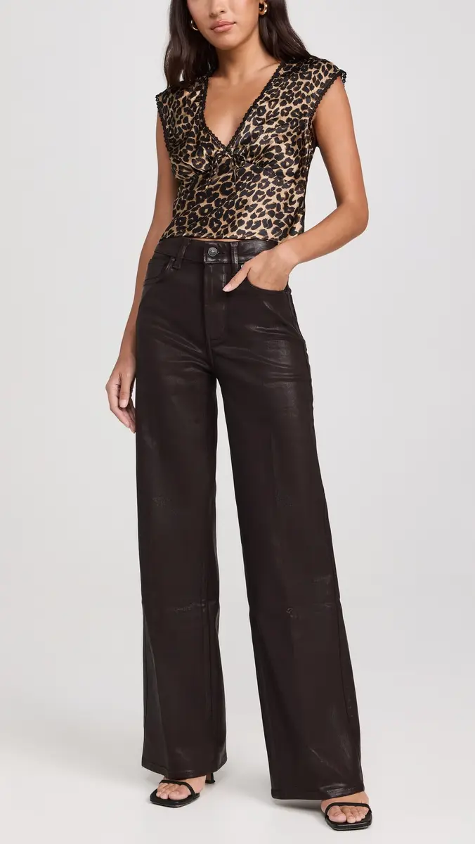 PAIGE Sasha 32 Chicory Coffee Luxe Coating Jeans | Thumbnail 5 PAIGE Sasha 32 Chicory Coffee Luxe Coating Jeans | Thumbnail 5