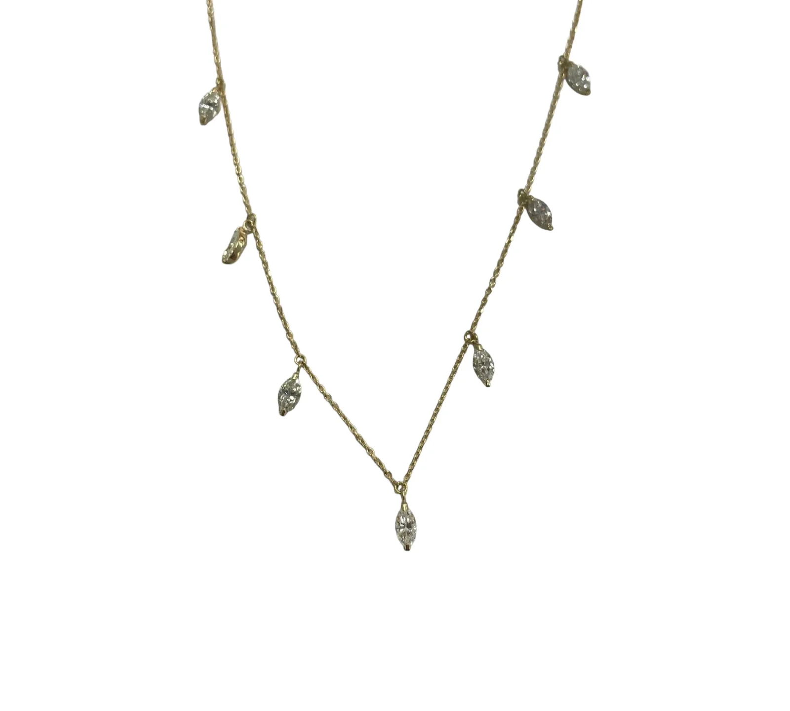 Wish Fine Jewelry 1.06ct Diamond 18K Gold Necklace