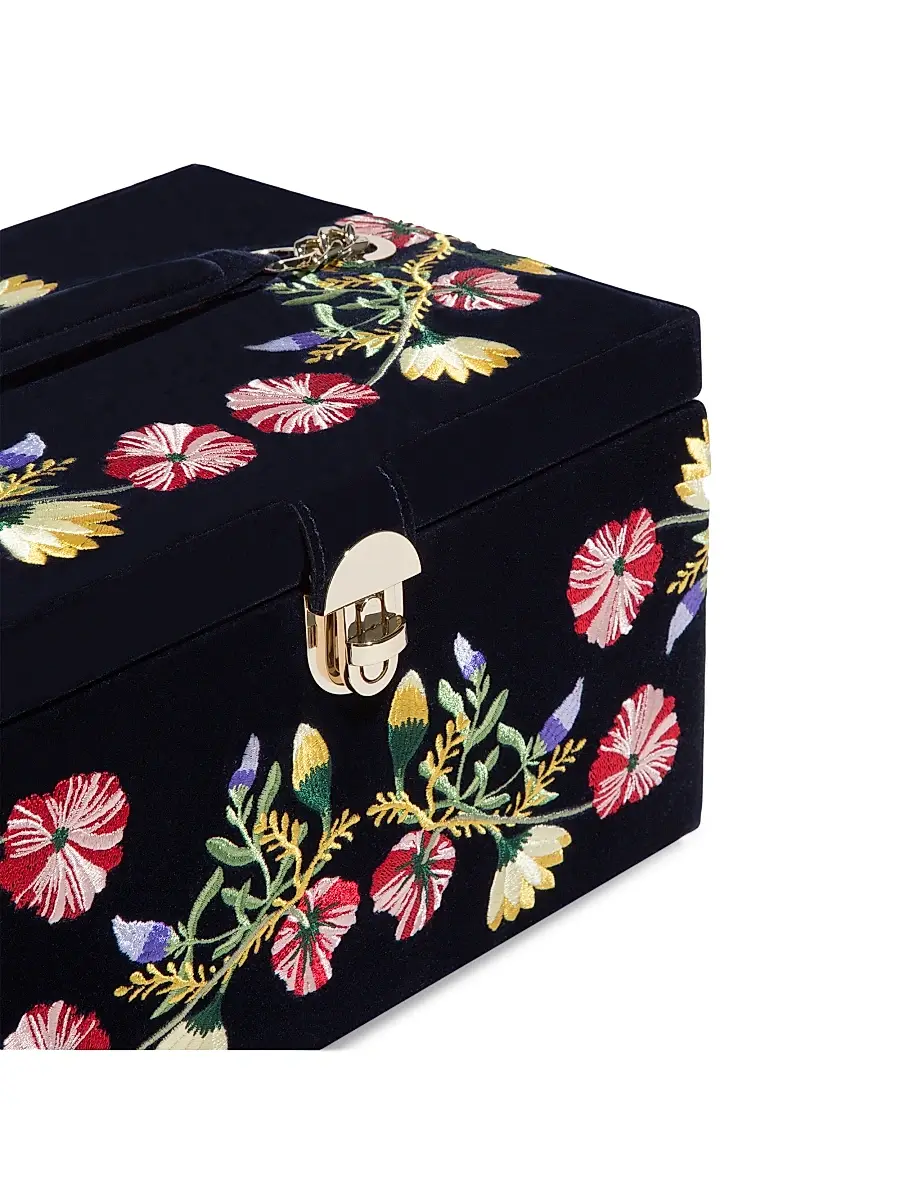 Wolf Large Zoe Velvet Jewelry Box | Image 1 Wolf Large Zoe Velvet Jewelry Box | Image 1