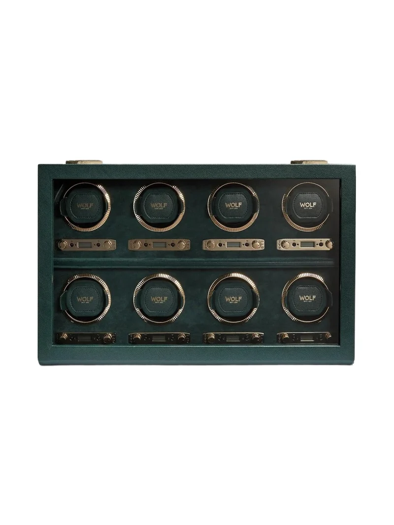 British Racing Green 8-Piece Watch Winder British Racing Green 8-Piece Watch Winder