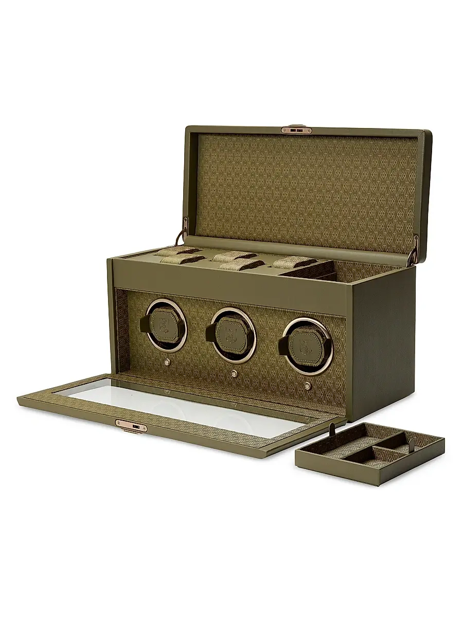 Wolf Earth Triple Watch Winder | Thumbnail 4 Wolf Earth Triple Watch Winder | Thumbnail 4