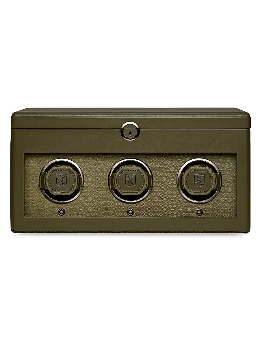 Wolf Earth Triple Watch Winder
