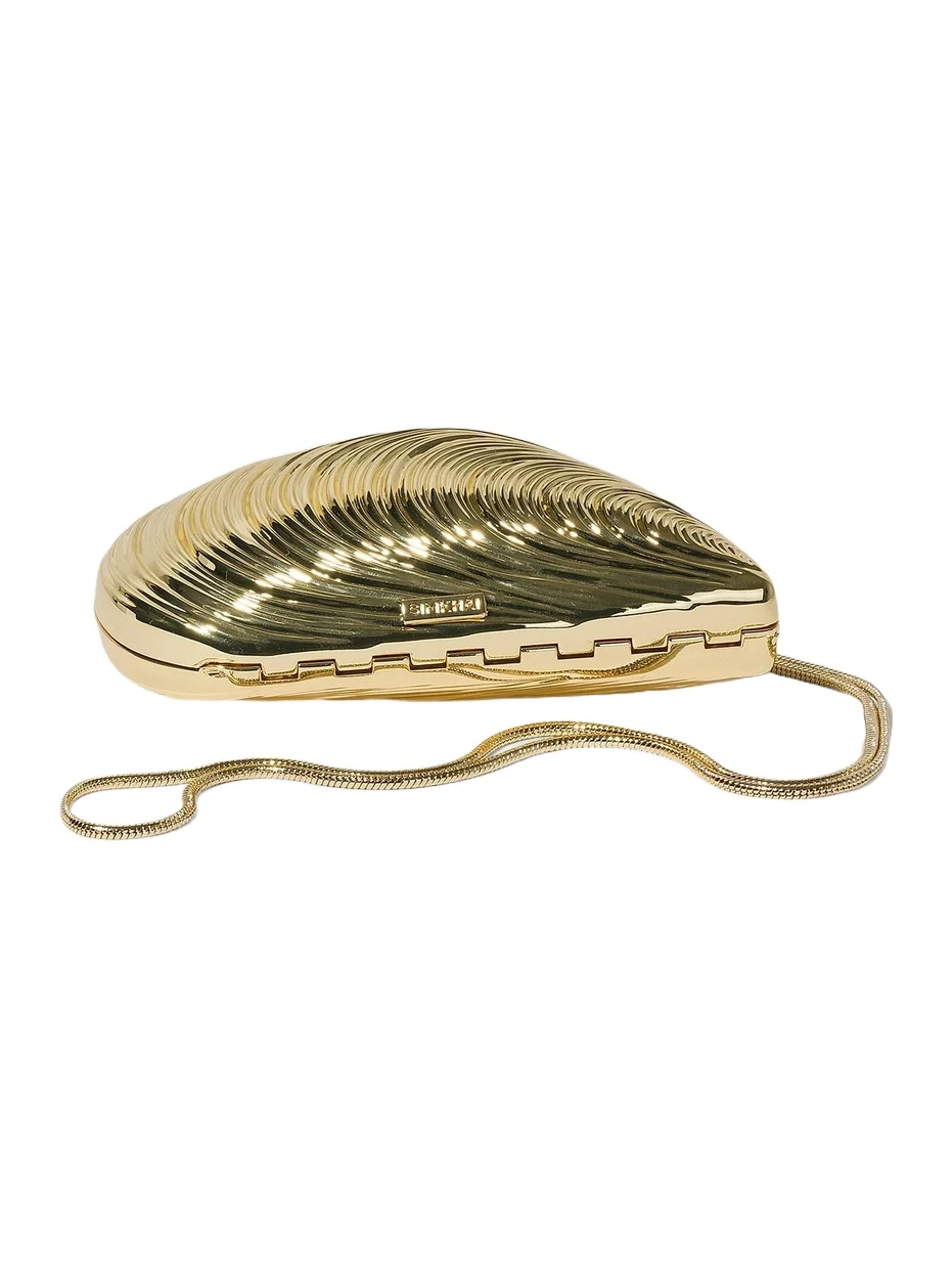 Women's Mini Bridget Oyster Shell Clutch