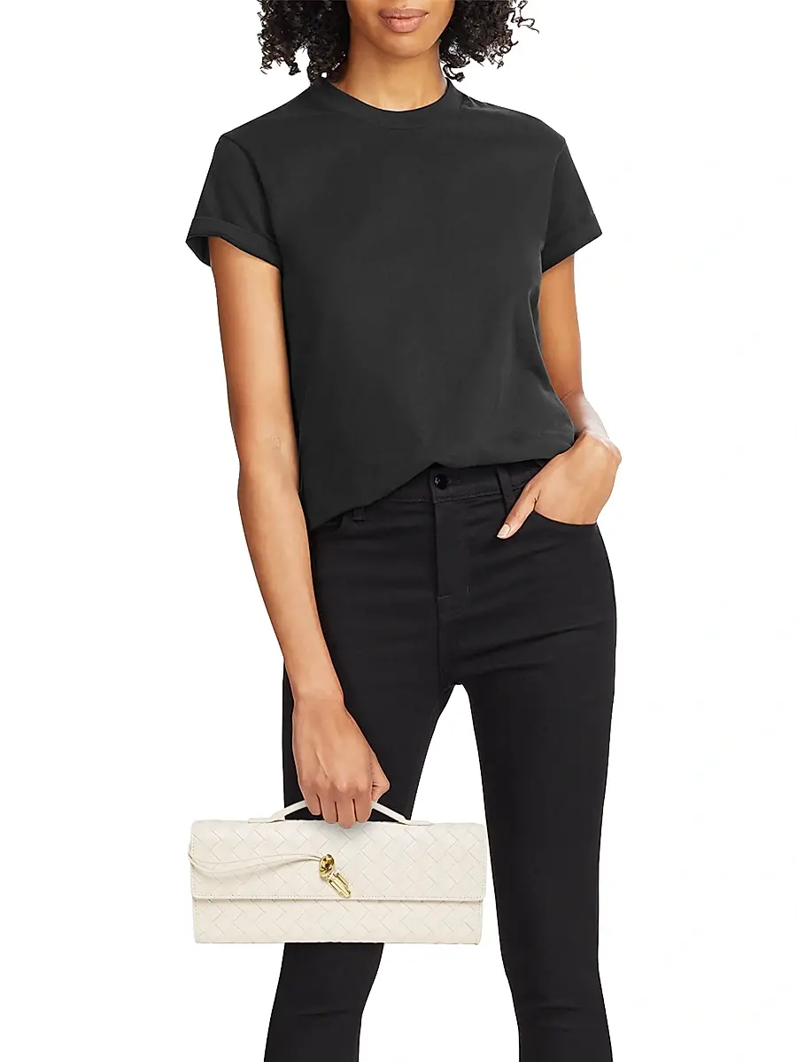 Bottega Veneta Women's Andiamo Intrecciato Leather Top-Handle Clutch | Thumbnail 2 Bottega Veneta Women's Andiamo Intrecciato Leather Top-Handle Clutch | Thumbnail 2