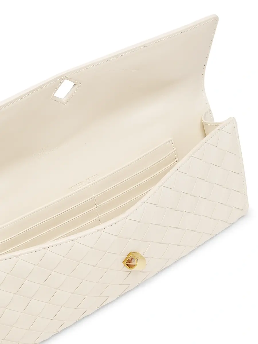 Bottega Veneta Women's Andiamo Intrecciato Leather Top-Handle Clutch | Thumbnail 4 Bottega Veneta Women's Andiamo Intrecciato Leather Top-Handle Clutch | Thumbnail 4
