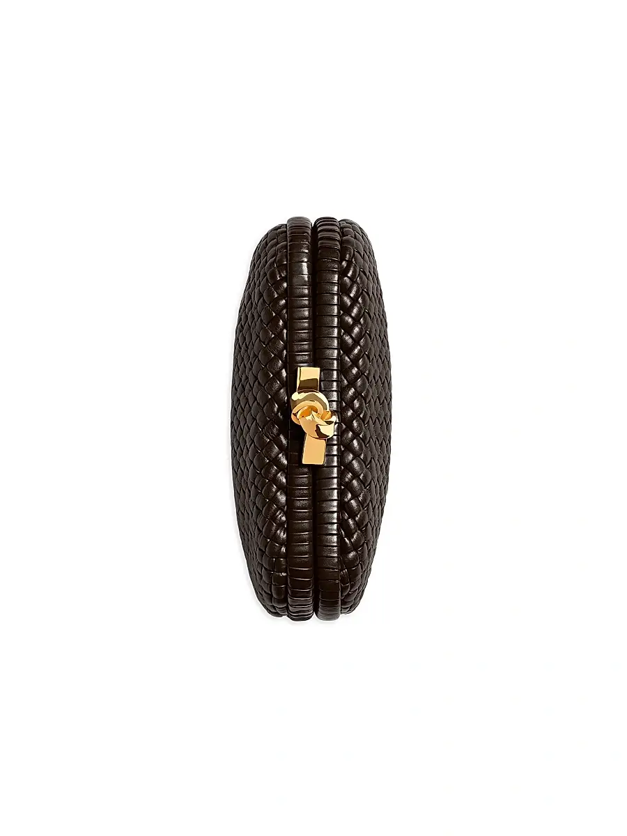Bottega Veneta Women's Tosca Knot Intrecciato Leather Minaudière | Thumbnail 3 Bottega Veneta Women's Tosca Knot Intrecciato Leather Minaudière | Thumbnail 3
