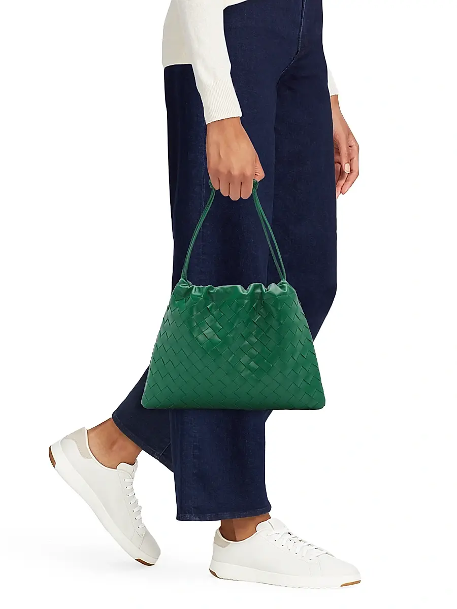 Bottega Veneta Women's Intrecciato Leather Pouch | Thumbnail 2 Bottega Veneta Women's Intrecciato Leather Pouch | Thumbnail 2