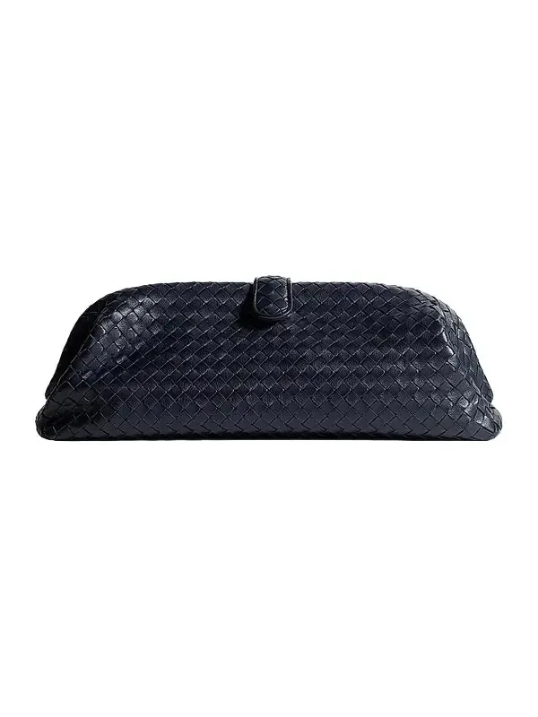 Women's Lauren Intrecciato Leather Clutch Women's Lauren Intrecciato Leather Clutch