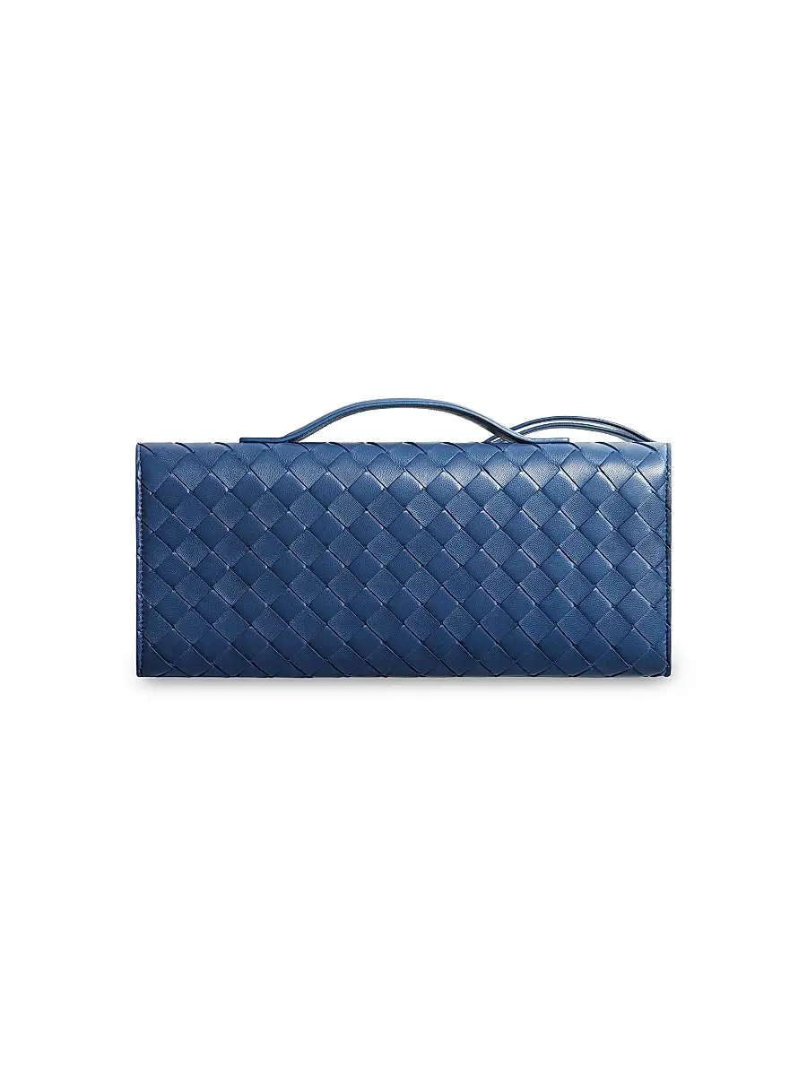 Bottega Veneta Women's Andiamo Intrecciato Leather Top-Handle Clutch | Thumbnail 6 Bottega Veneta Women's Andiamo Intrecciato Leather Top-Handle Clutch | Thumbnail 6