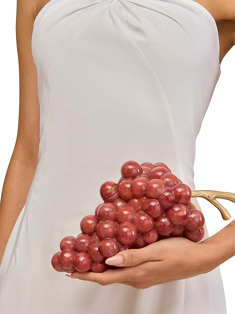 Cult Gaia Women's Grape Clutch | Thumbnail 3 Cult Gaia Women's Grape Clutch | Thumbnail 3