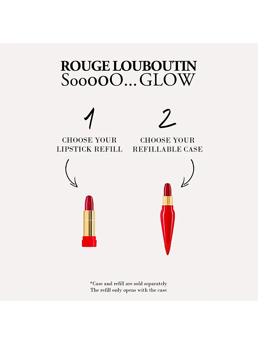 Christian Louboutin Women's Sooooo. Glow Refillable Lipstick Case | Thumbnail 4 Christian Louboutin Women's Sooooo. Glow Refillable Lipstick Case | Thumbnail 4