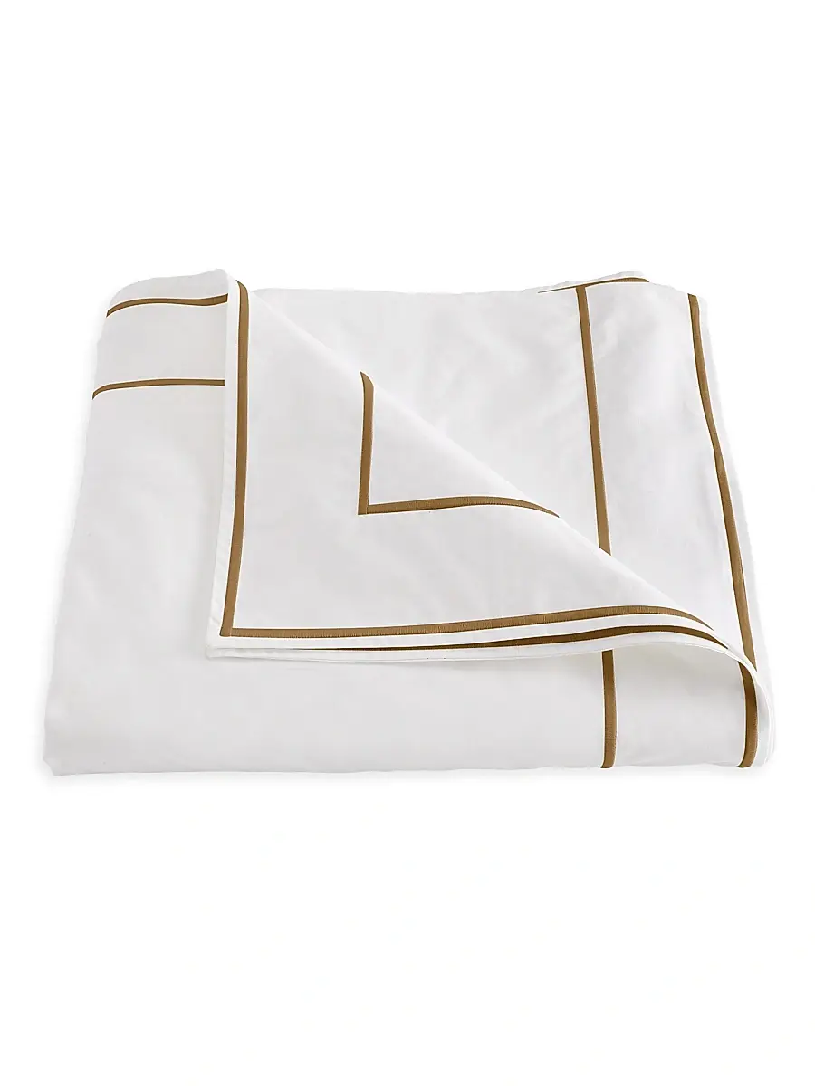 Matouk Ansonia Duvet Cover & Sham Collection - Bronze | Thumbnail 2