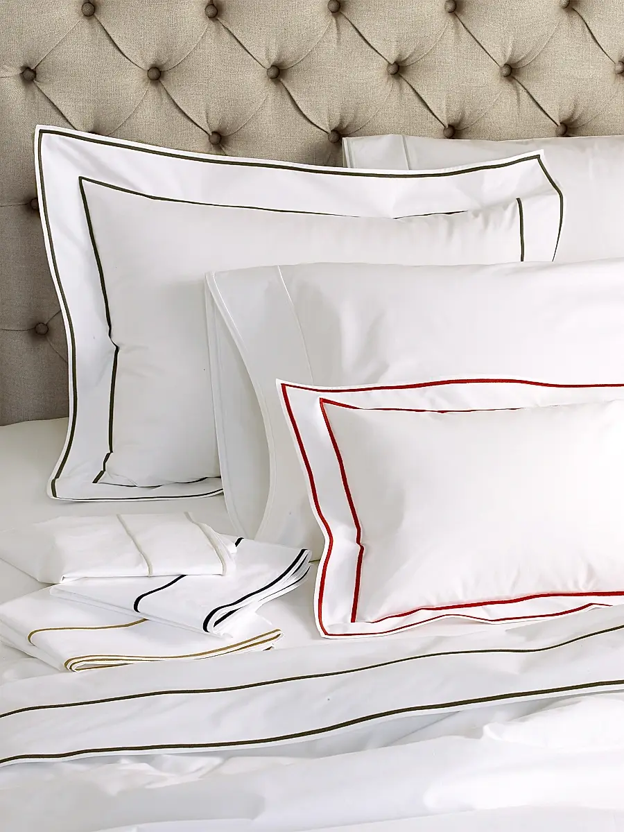 Matouk Ansonia Duvet Cover & Sham Collection - Bronze | Thumbnail 5