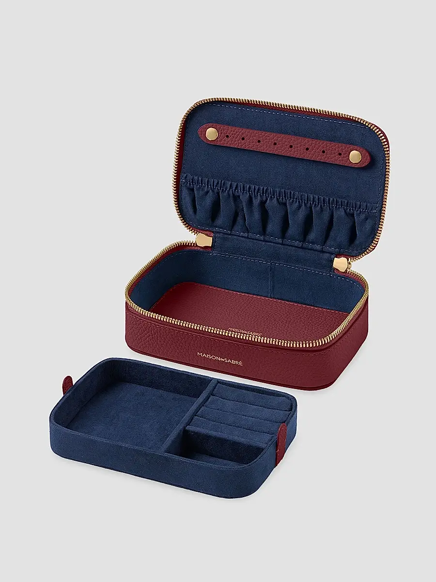 MAISON de SABRÉ Women's Leather Jewelry Case | Thumbnail 6 MAISON de SABRÉ Women's Leather Jewelry Case | Thumbnail 6
