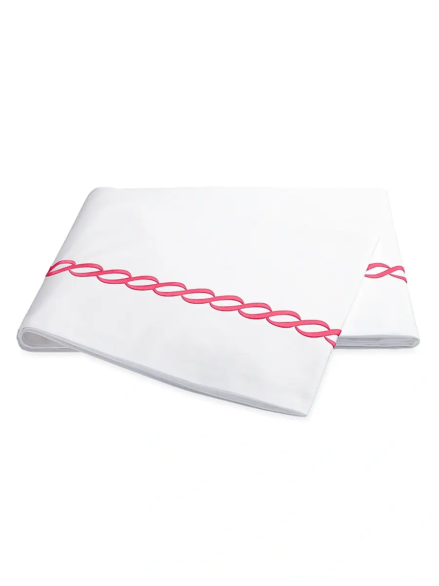 Matouk Classic Chain Percale Sheets & Pillowcase Set Collection | Thumbnail 2 Matouk Classic Chain Percale Sheets & Pillowcase Set Collection | Thumbnail 2