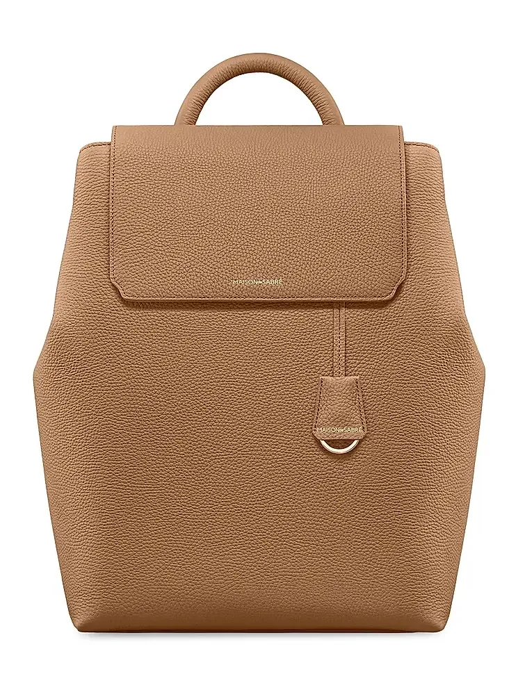 MAISON de SABRÉ Women's Medium Leather Soft Backpack