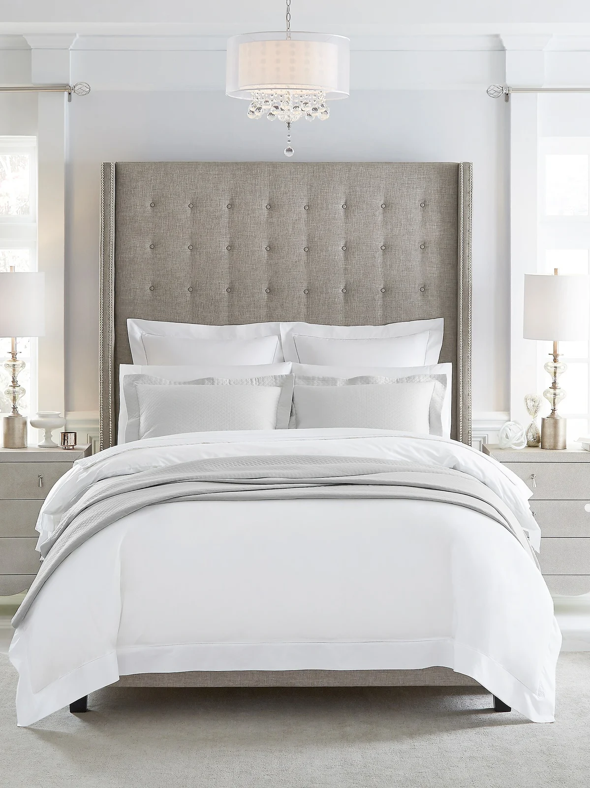 Sferra Giza 45 Percale Duvet Cover & Sham Collection - Tin