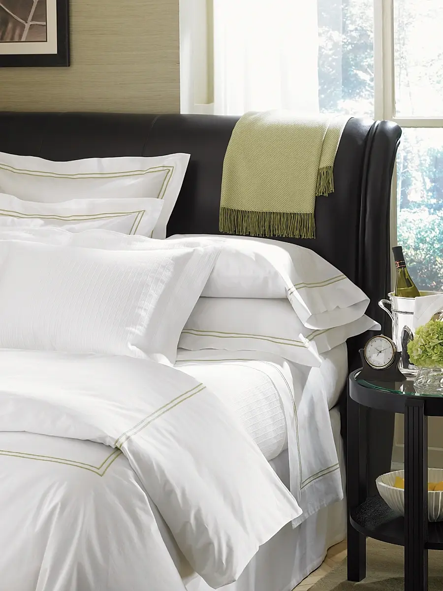 Sferra Grande Hotel Sheet & Pillowcase Collection - Grey | Thumbnail 2 Sferra Grande Hotel Sheet & Pillowcase Collection - Grey | Thumbnail 2