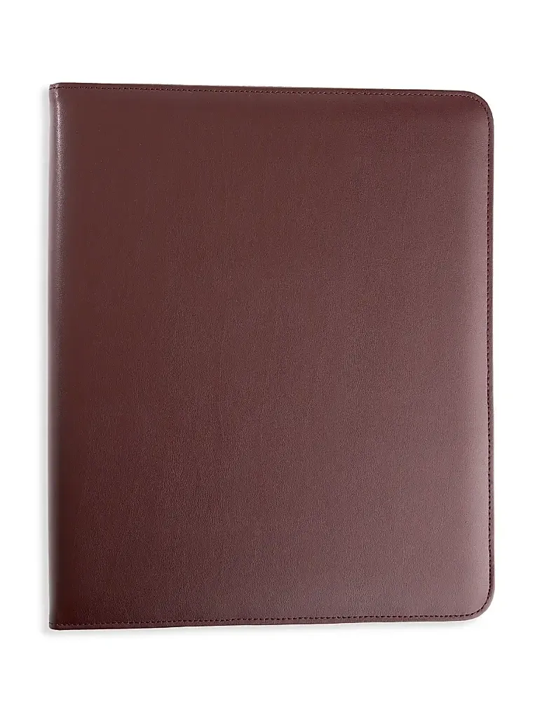 One-Inch Leather Ring Binder