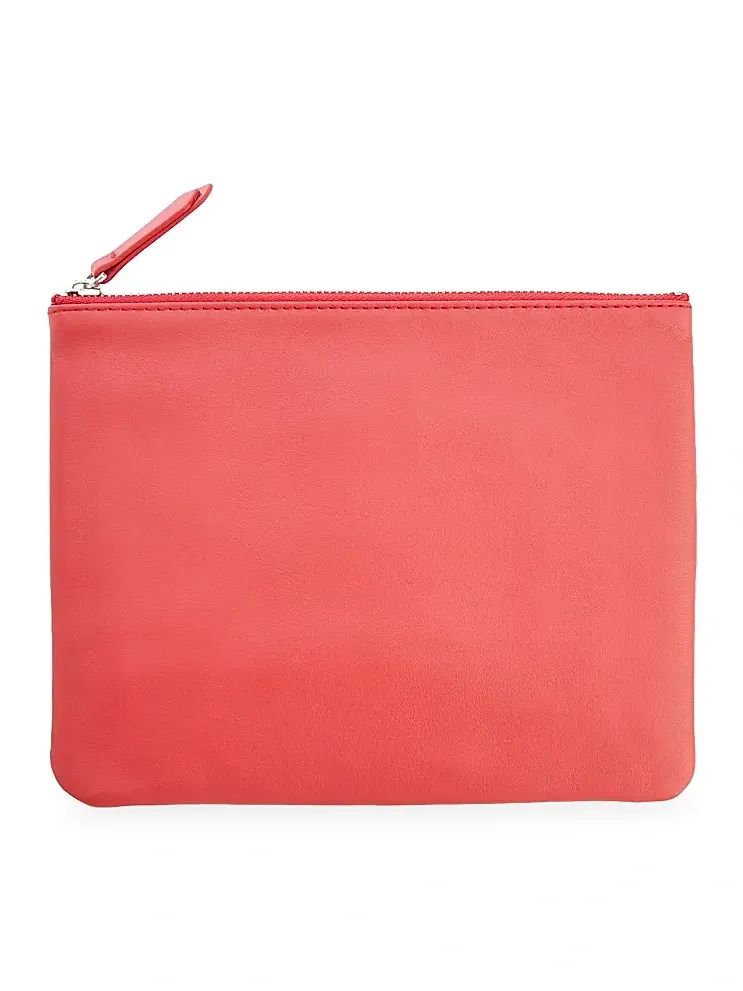Royce New York Women's Leather Travel Pouch