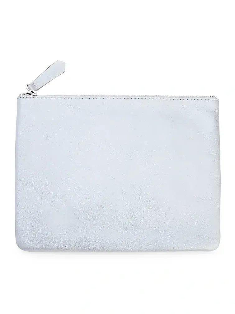 Royce New York Women's Leather Travel Pouch