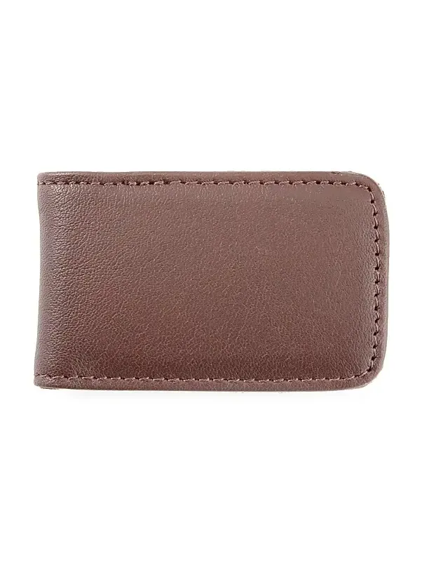 Royce New York Men's Leather Magnetic Money Clip