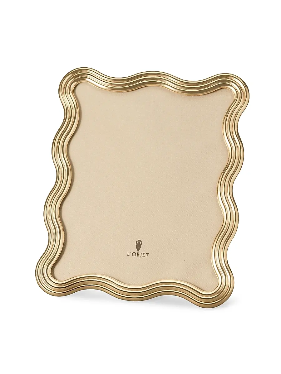 L'Objet Ripple Frame - Gold - Size 8 x 10 | Image 1 L'Objet Ripple Frame - Gold - Size 8 x 10 | Image 1