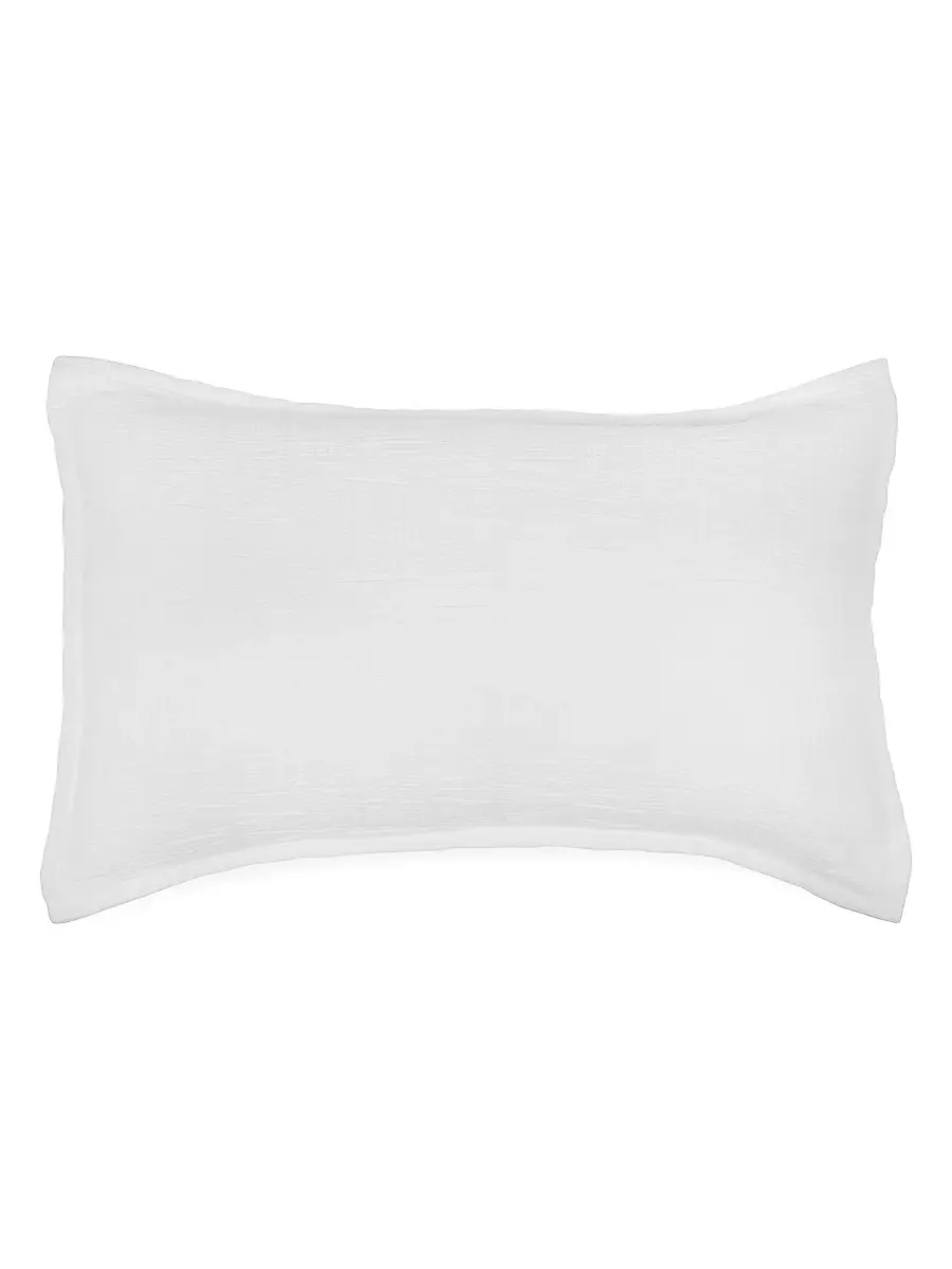 Pom Pom at Home Harbour Matelasse Bedspread & Sham Collection - White | Thumbnail 2 Pom Pom at Home Harbour Matelasse Bedspread & Sham Collection - White | Thumbnail 2
