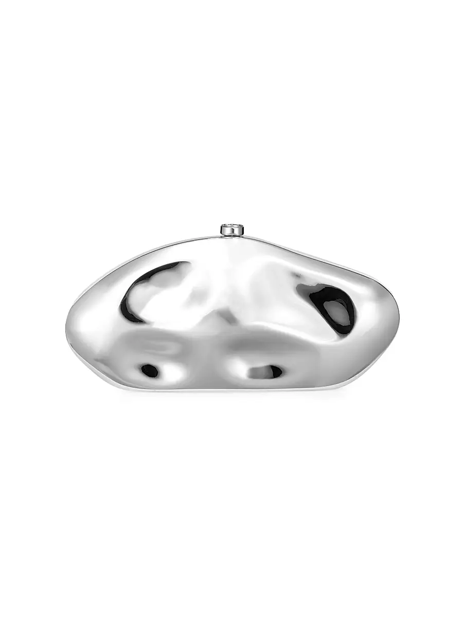 Cult Gaia Women's Caldera Metallic Clutch Bag | Image 1 Cult Gaia Women's Caldera Metallic Clutch Bag | Image 1