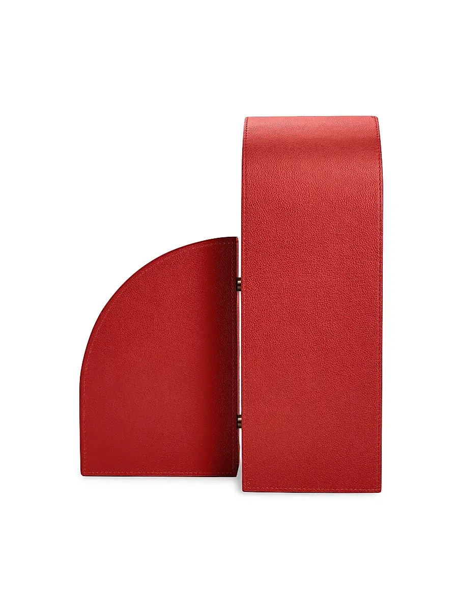 ASSOULINE Library Cubist Leather Bookends | Thumbnail 2 ASSOULINE Library Cubist Leather Bookends | Thumbnail 2