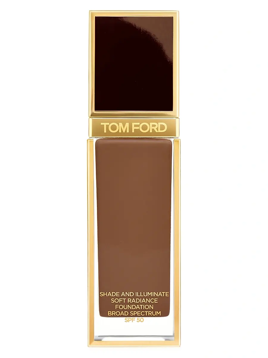 Tom Ford Women's Shade & Illuminate Soft Radiance Foundation SPF 50 - 12.0 Macassar | Image 1 Tom Ford Women's Shade & Illuminate Soft Radiance Foundation SPF 50 - 12.0 Macassar | Image 1