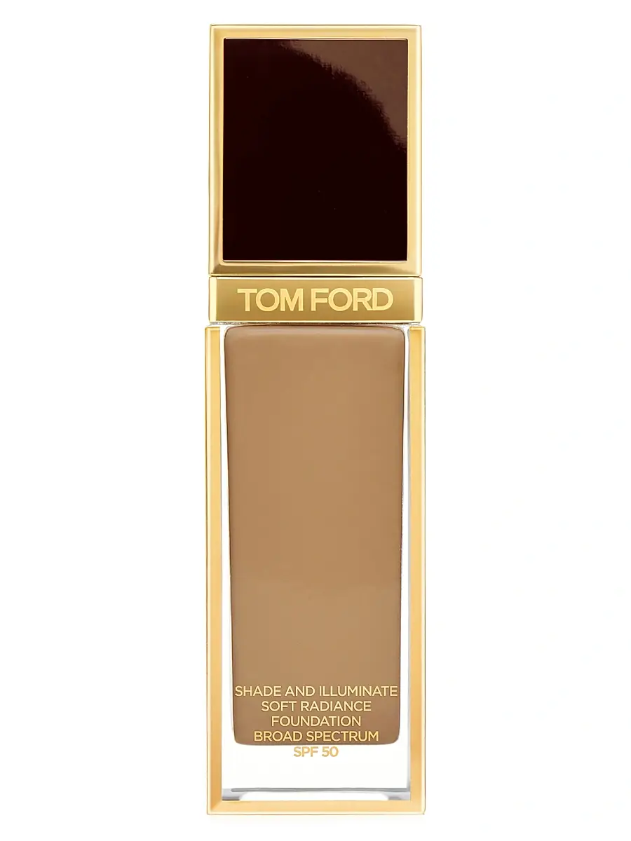 Tom Ford Women's Shade & Illuminate Soft Radiance Foundation SPF 50 - 10.5 Mocha | Image 1 Tom Ford Women's Shade & Illuminate Soft Radiance Foundation SPF 50 - 10.5 Mocha | Image 1