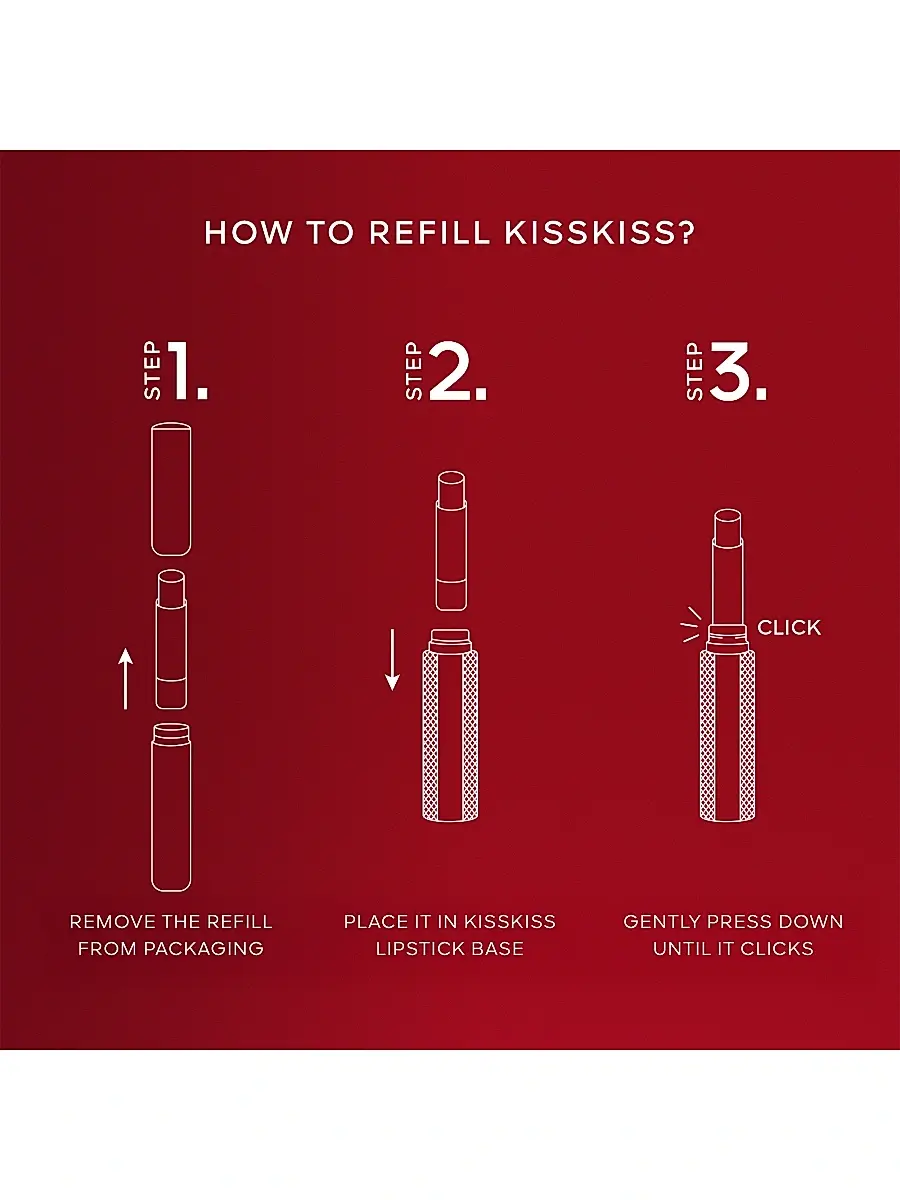 Guerlain KissKiss Blur Matte Long-Wearing Lipstick Refill | Thumbnail 3 Guerlain KissKiss Blur Matte Long-Wearing Lipstick Refill | Thumbnail 3