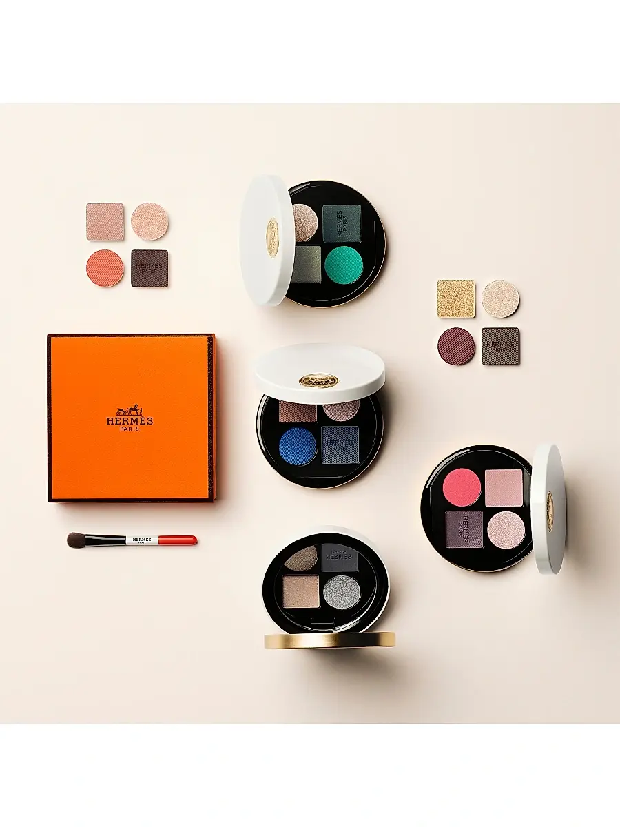 HERMÈS Women's Ombres d'Hermès Eye Shadow Quartet | Thumbnail 7 HERMÈS Women's Ombres d'Hermès Eye Shadow Quartet | Thumbnail 7