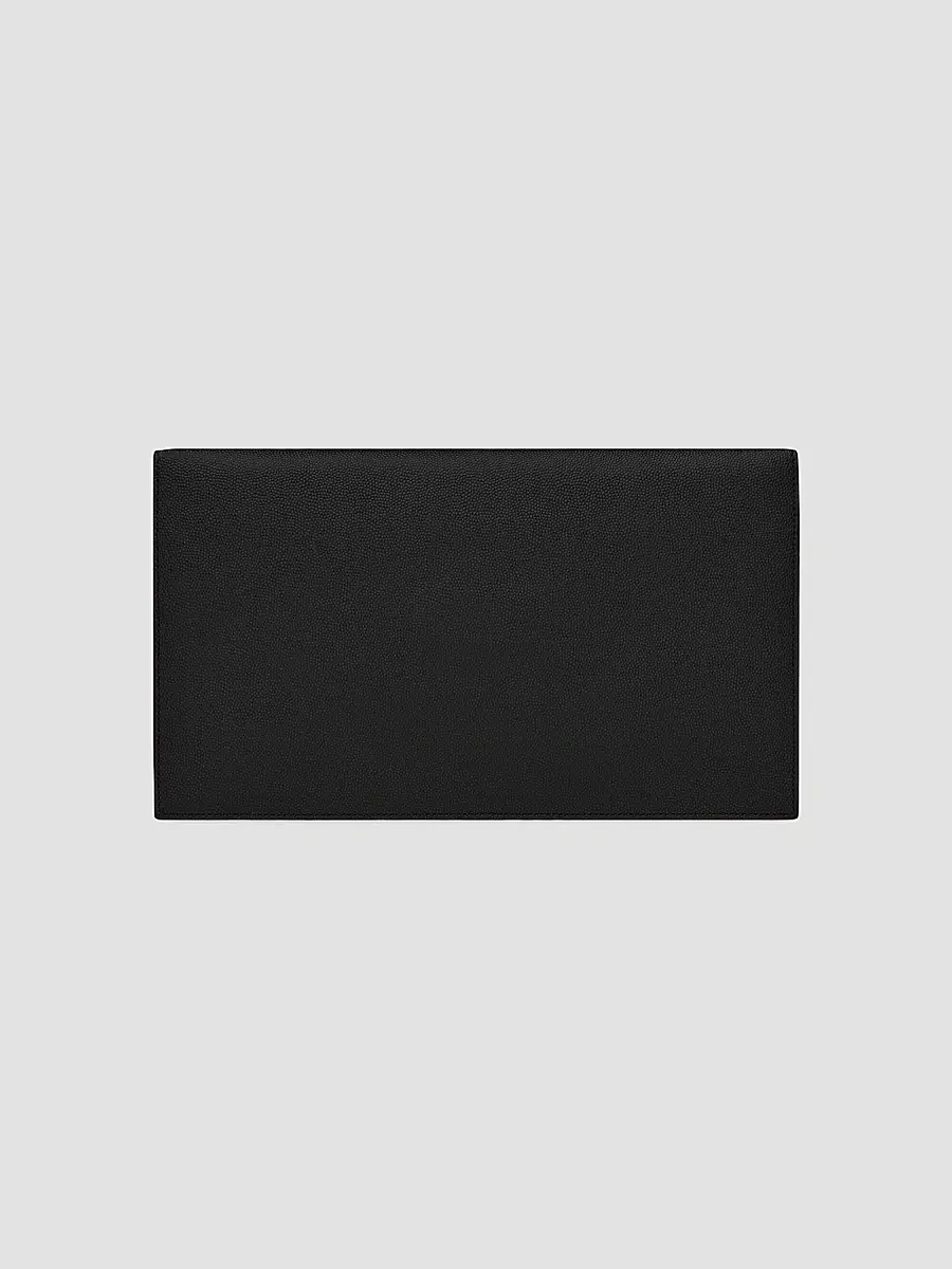 Saint Laurent Women's Uptown Pouch in Grain De Poudre Embossed Leather | Thumbnail 3