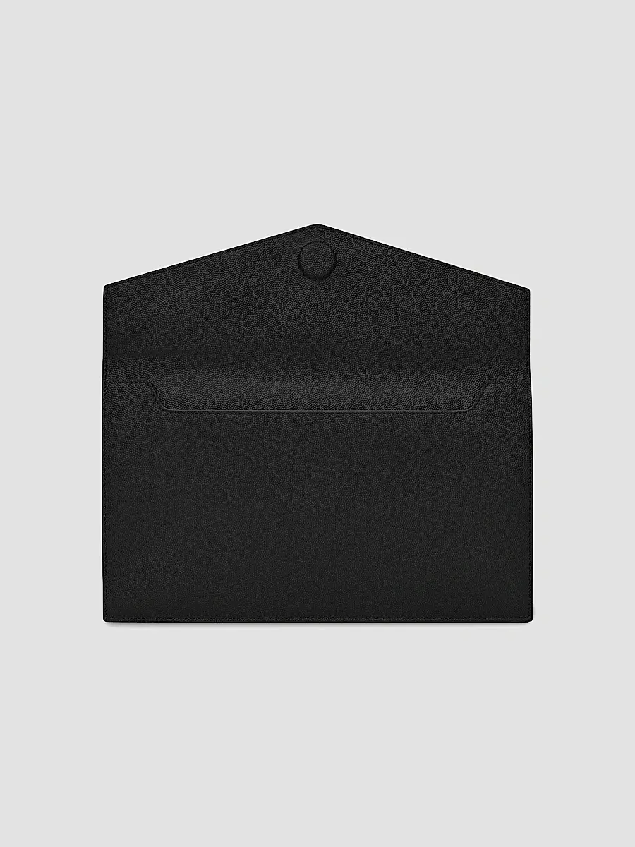 Saint Laurent Women's Uptown Pouch in Grain De Poudre Embossed Leather | Thumbnail 5
