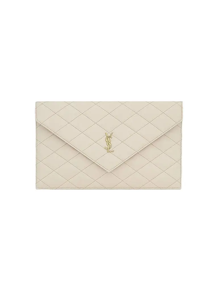 Saint Laurent Women's Paris Pouch in Lambskin | Image 1 Saint Laurent Women's Paris Pouch in Lambskin | Image 1
