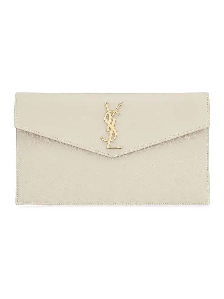 Women's Uptown Pouch in Grain De Poudre Embossed Leather Women's Uptown Pouch in Grain De Poudre Embossed Leather
