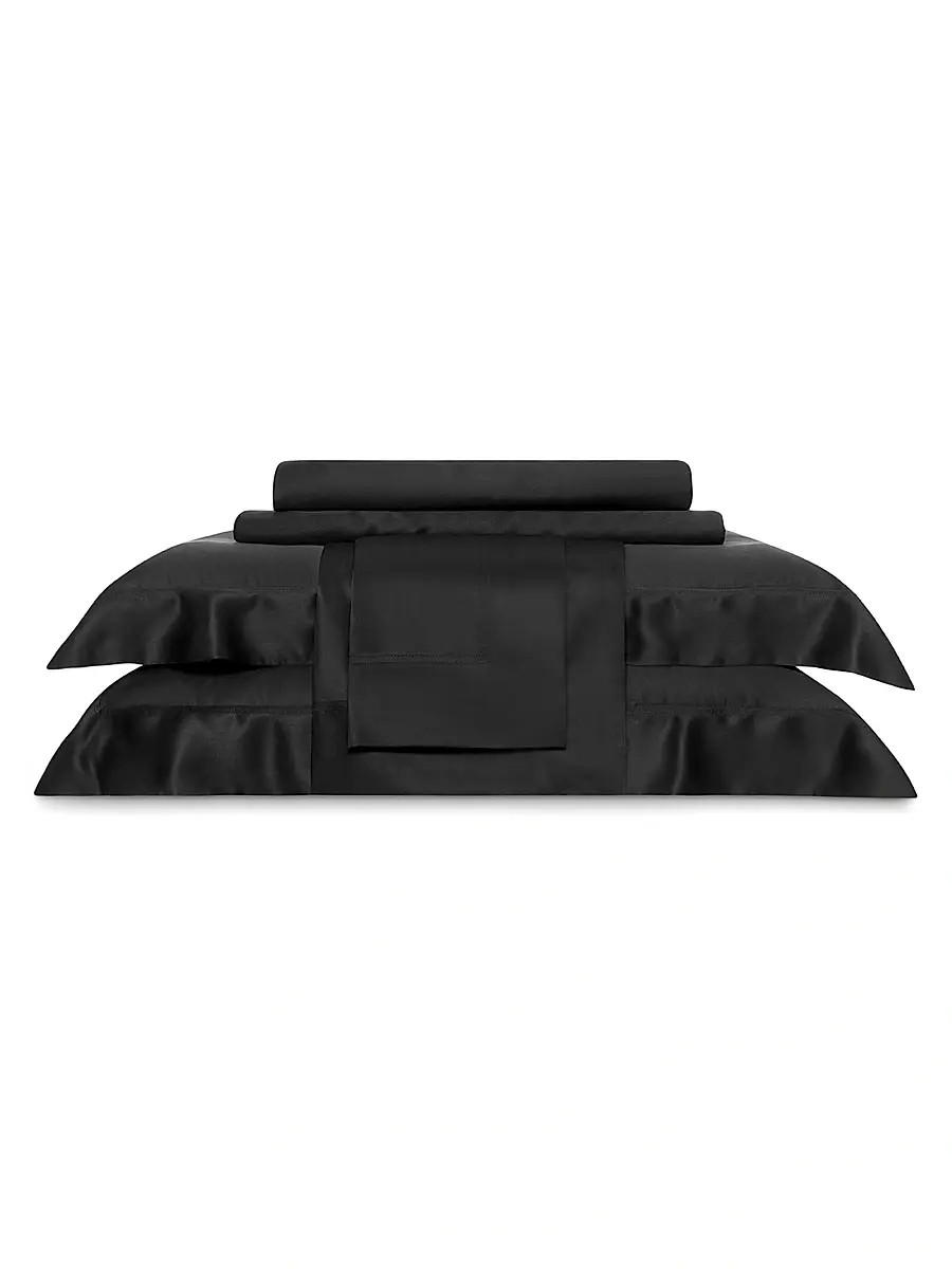 Togas Sensa Duvet Cover & Sham Collection - Black | Thumbnail 2